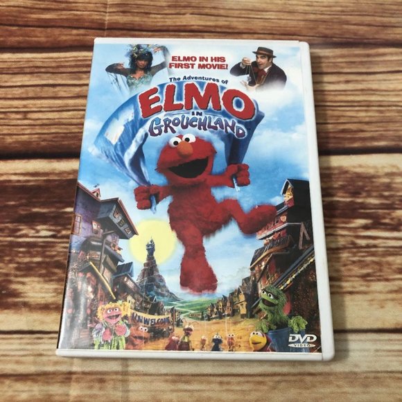 DVD ... Jim Henson Pictures. THE ADVENTURES OF ELMO IN GROUCHLAND (1999) 90's - Picture 1 of 5